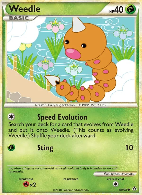Weedle 69/95, Unleashed