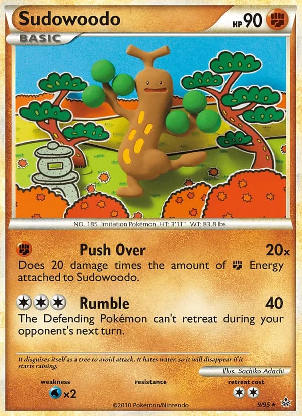 Sudowoodo 9/95, Unleashed