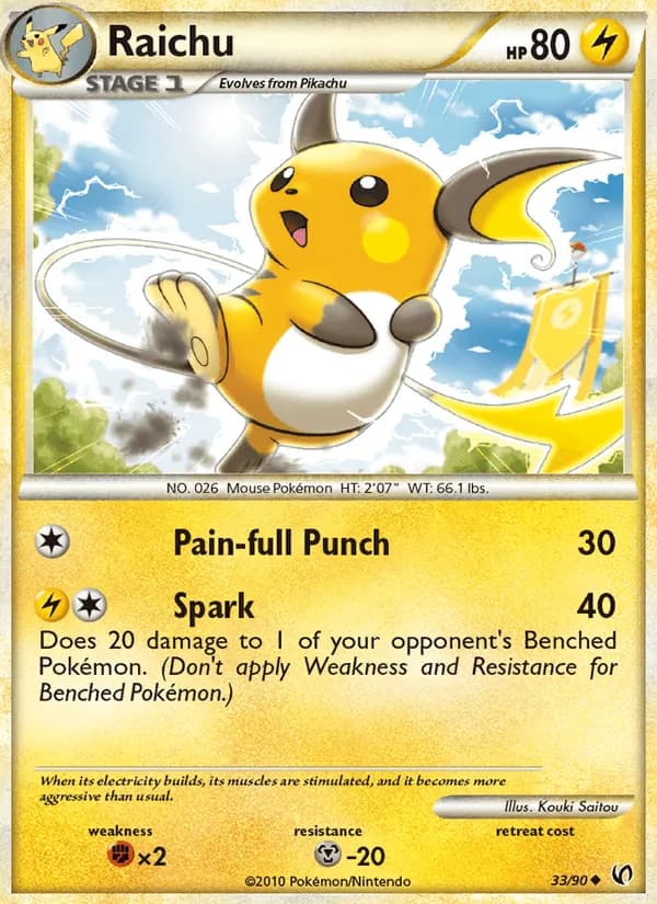 Raichu 33/90, Undaunted