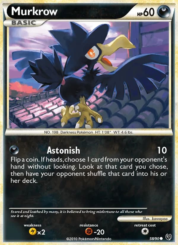 Murkrow 58/90, Undaunted