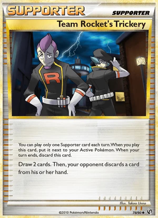 Team Rocket's Trickery 78/90, Undaunted