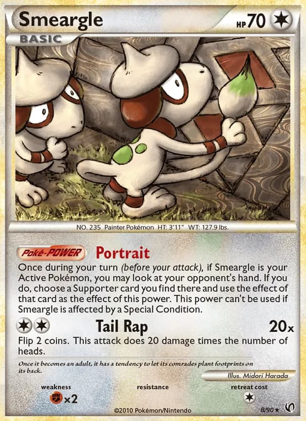 Smeargle 8/90, Undaunted
