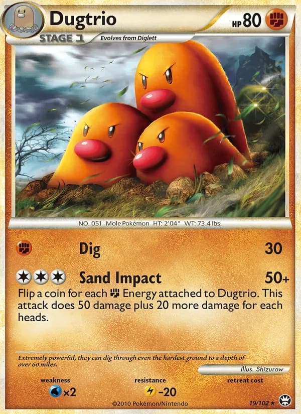 Dugtrio 19/102, Triumphant