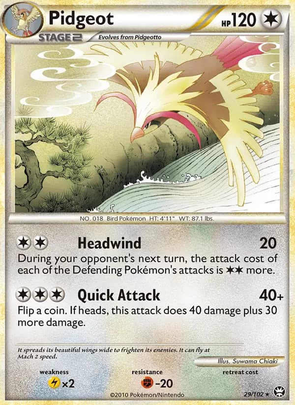 Pidgeot 29/102, Triumphant