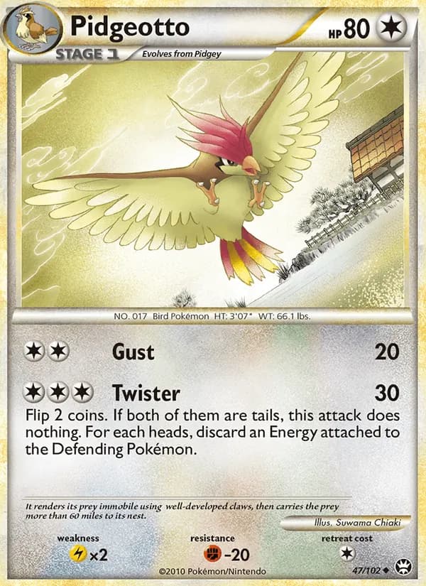 Pidgeotto 47/102, Triumphant