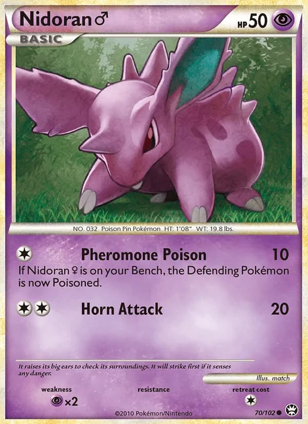 Nidoran ♂ 70/102, Triumphant