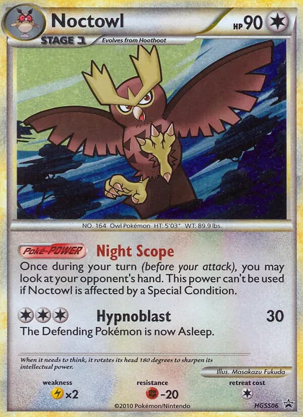 Noctowl HGSS06/25, HGSS Black Star Promos