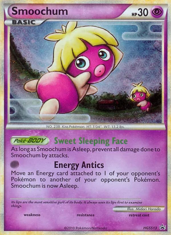 Smoochum HGSS13/25, HGSS Black Star Promos