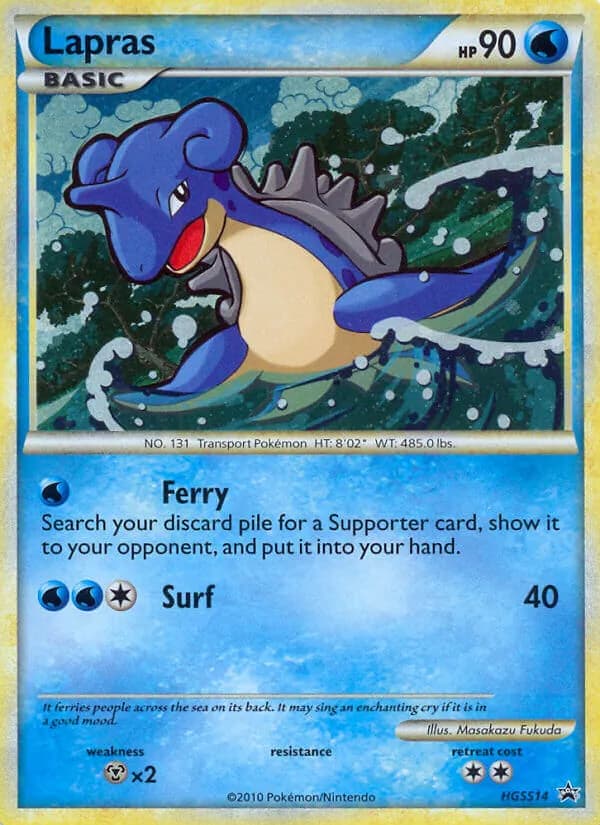 Lapras HGSS14/25, HGSS Black Star Promos