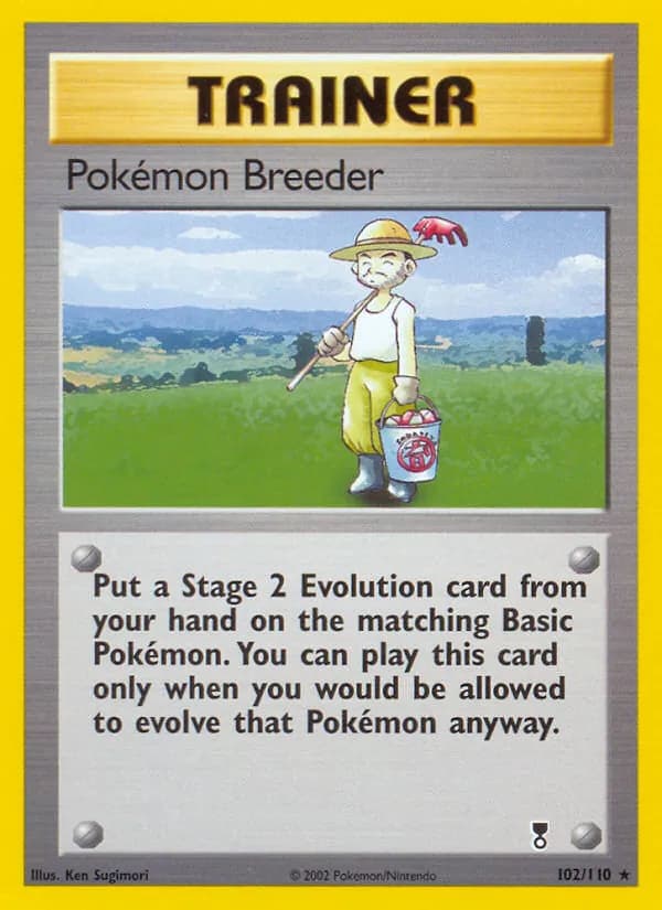Pokémon Breeder 102/110, Legendary Collection