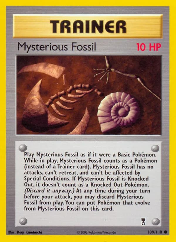 Mysterious Fossil 109/110, Legendary Collection