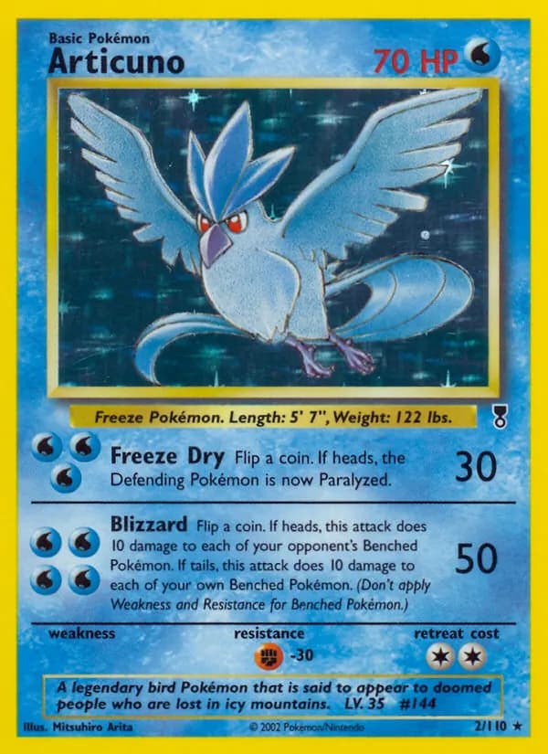 Articuno 2/110, Legendary Collection