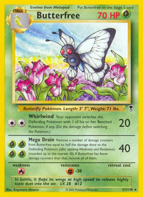 Butterfree 21/110, Legendary Collection