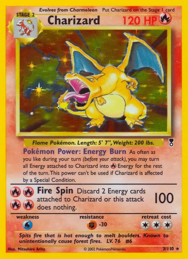 Charizard 3/110, Legendary Collection