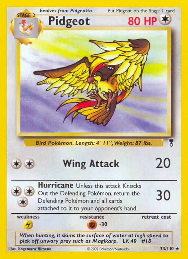 Pidgeot 33/110, Legendary Collection
