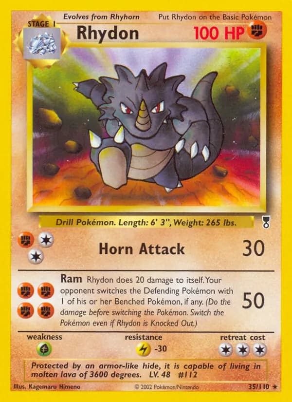 Rhydon 35/110, Legendary Collection