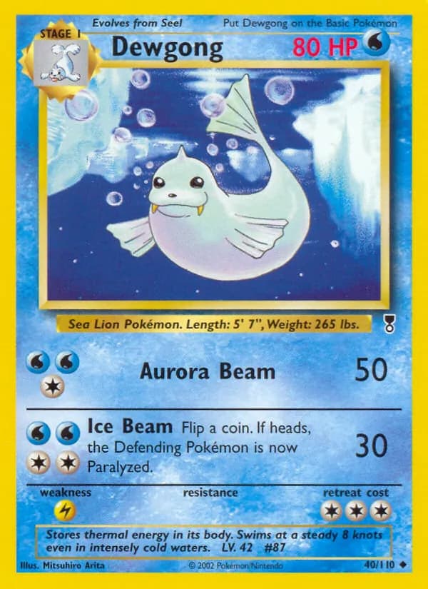 Dewgong 40/110, Legendary Collection