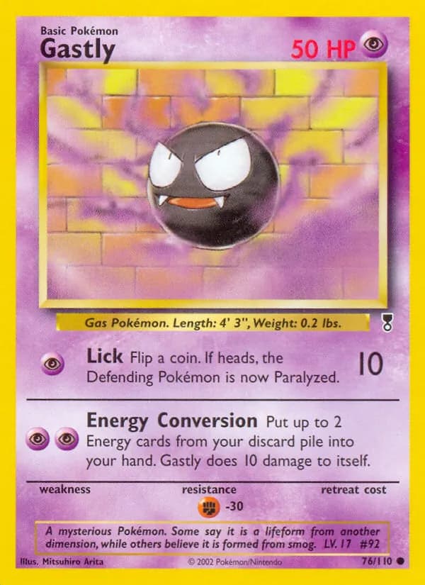 Gastly 76/110, Legendary Collection
