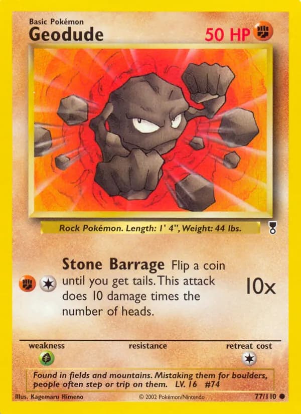 Geodude 77/110, Legendary Collection