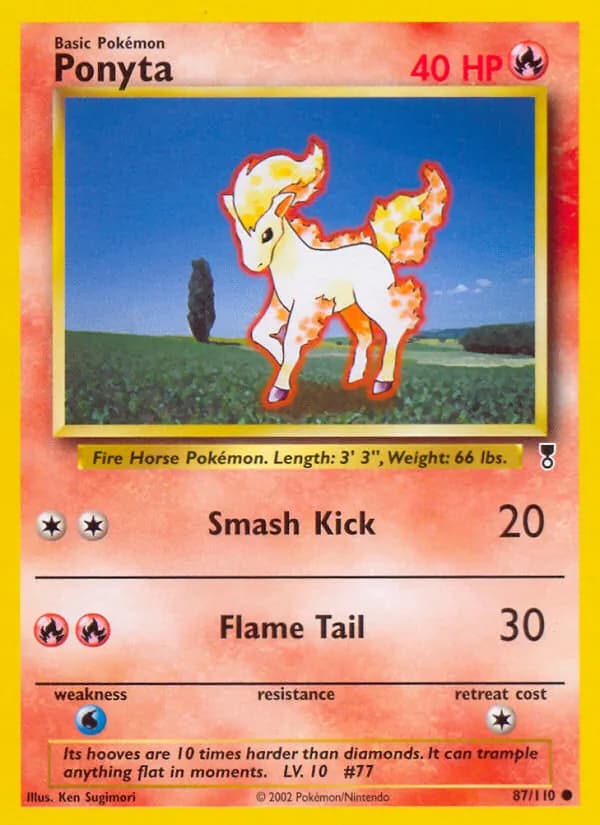 Ponyta 87/110, Legendary Collection