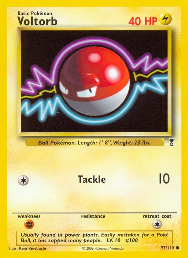 Voltorb 97/110, Legendary Collection