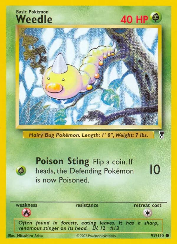 Weedle 99/110, Legendary Collection