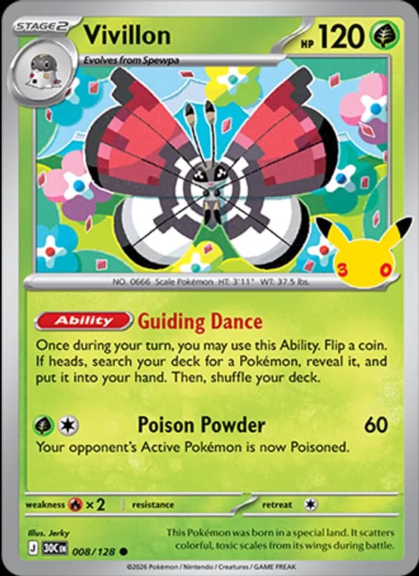Vivillon 008/128, 30th Celebration