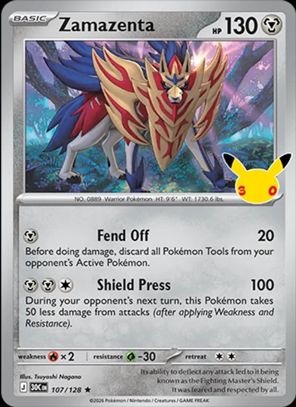 Zamazenta 107/128, 30th Celebration