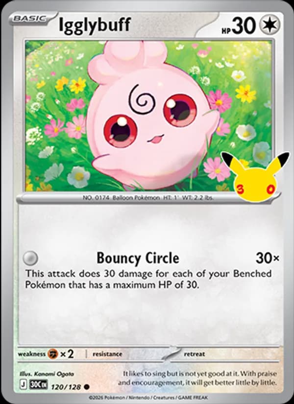 Igglybuff 120/128, 30th Celebration