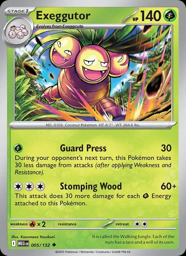 Exeggutor 005/132, Mega Evolution