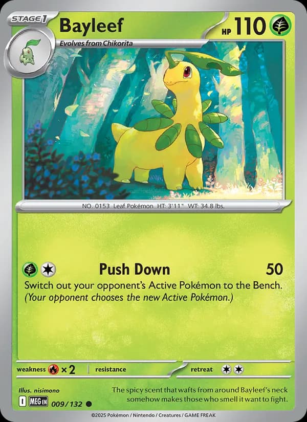 Bayleef 009/132, Mega Evolution