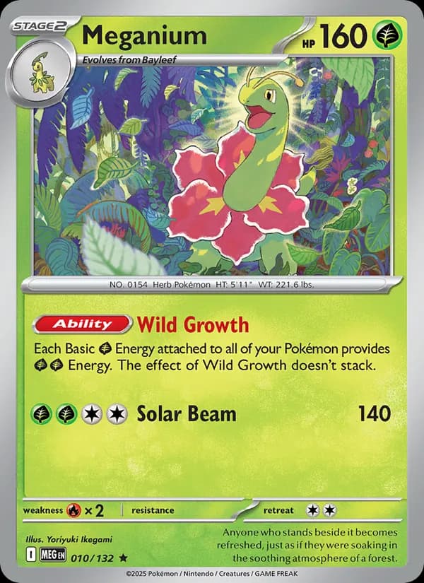 Meganium 010/132, Mega Evolution