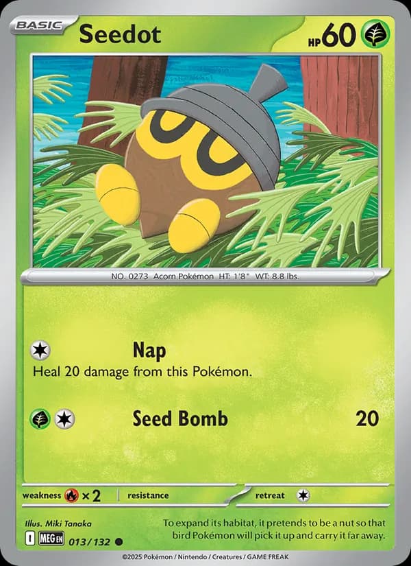 Seedot 013/132, Mega Evolution