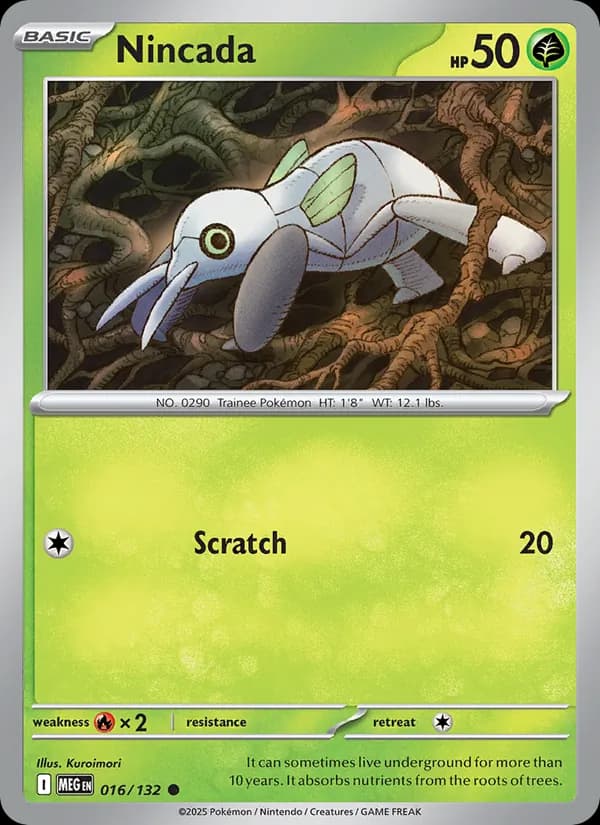 Nincada 016/132, Mega Evolution