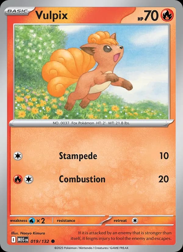Vulpix 019/132, Mega Evolution