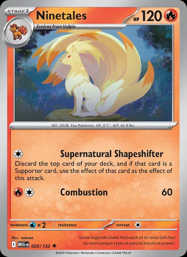 Ninetales 020/132, Mega Evolution