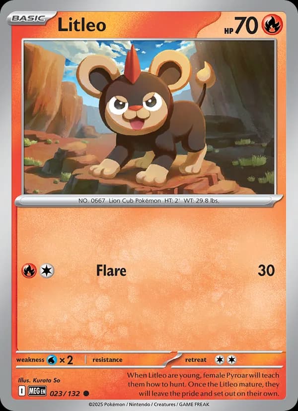 Litleo 023/132, Mega Evolution