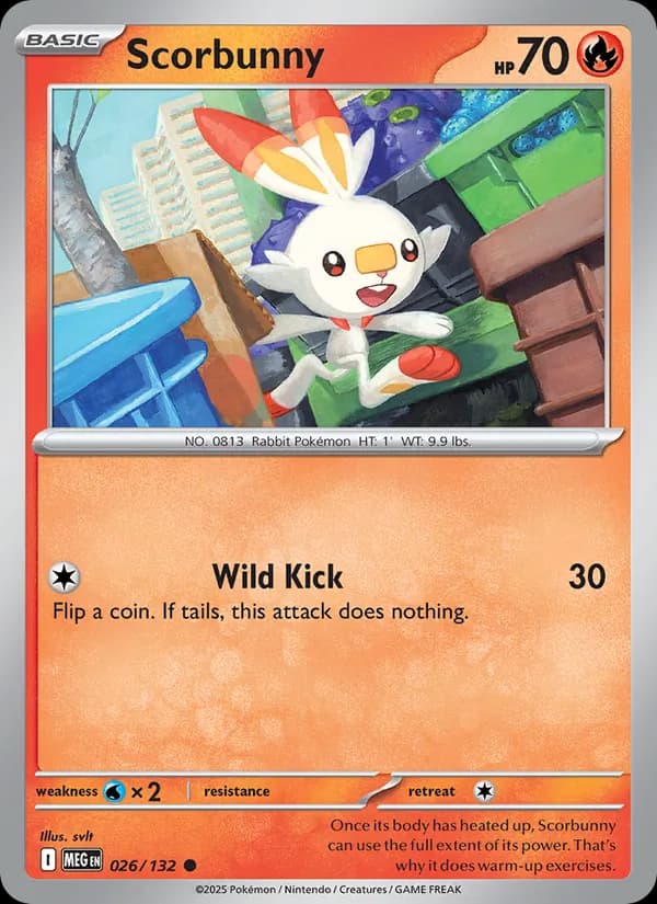 Scorbunny 026/132, Mega Evolution