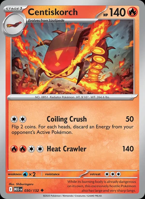Centiskorch 030/132, Mega Evolution