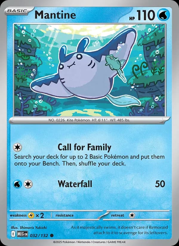 Mantine 032/132, Mega Evolution