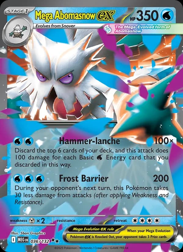 Mega Abomasnow ex 036/132, Mega Evolution