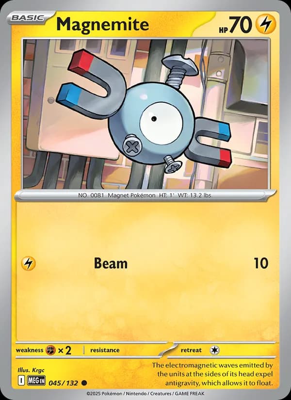 Magnemite 045/132, Mega Evolution