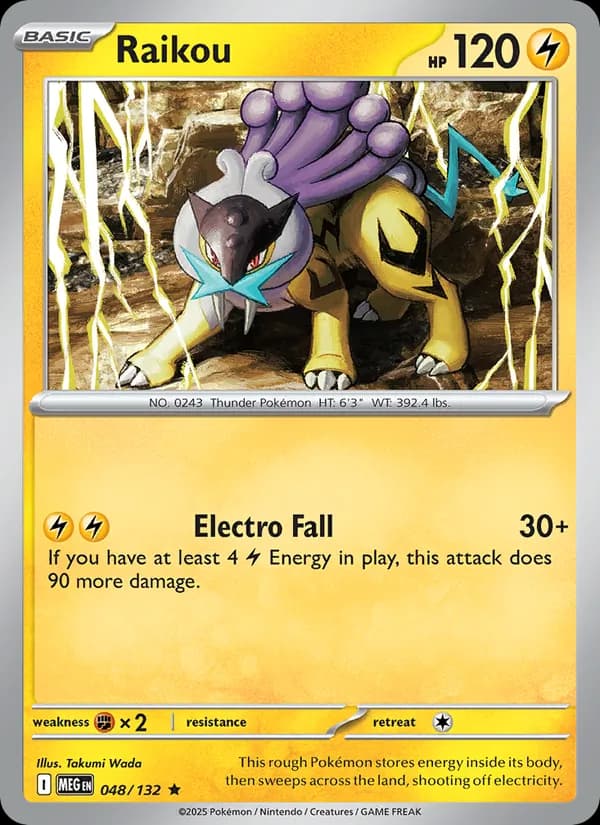 Raikou 048/132, Mega Evolution