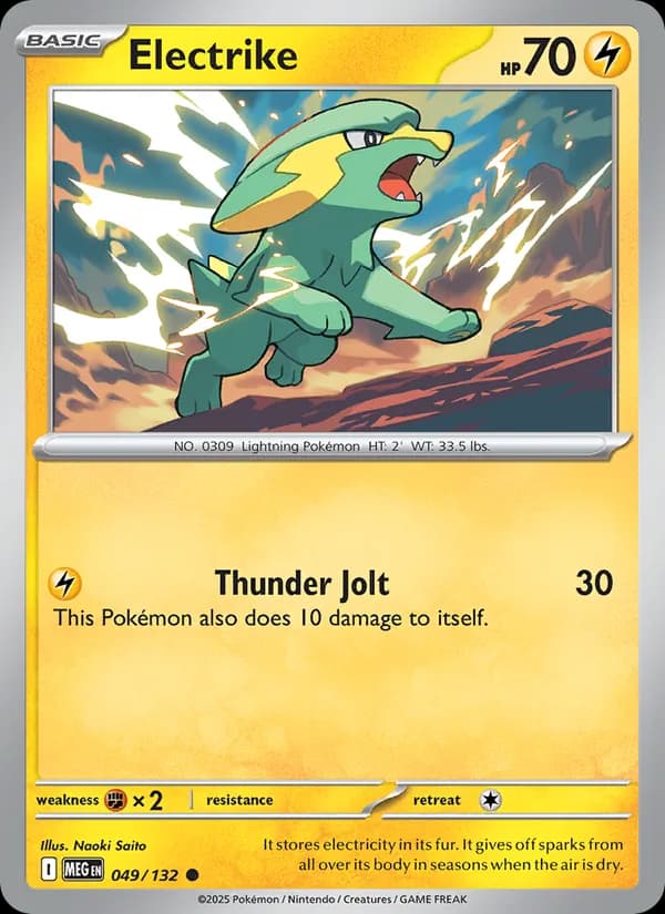 Electrike 049/132, Mega Evolution