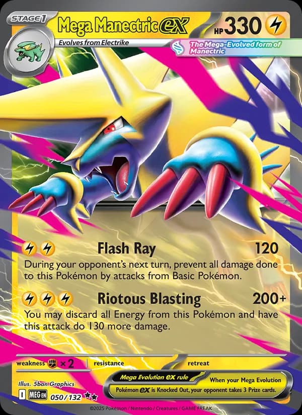 Mega Manectric ex 050/132, Mega Evolution
