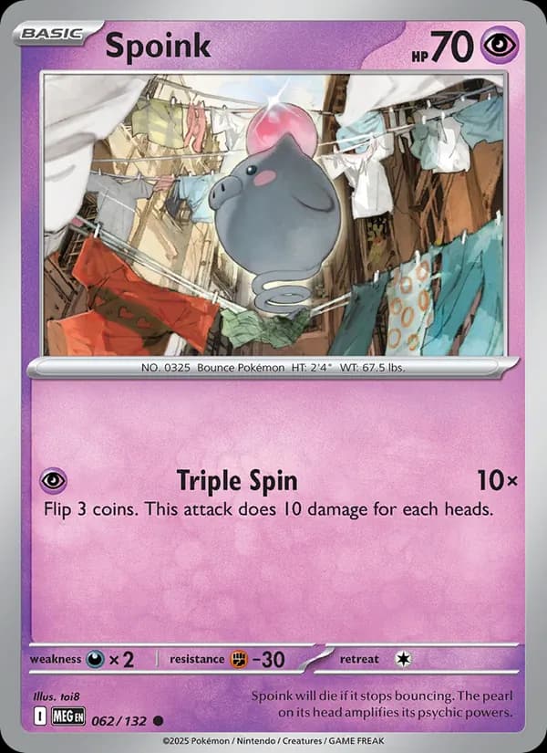 Spoink 062/132, Mega Evolution