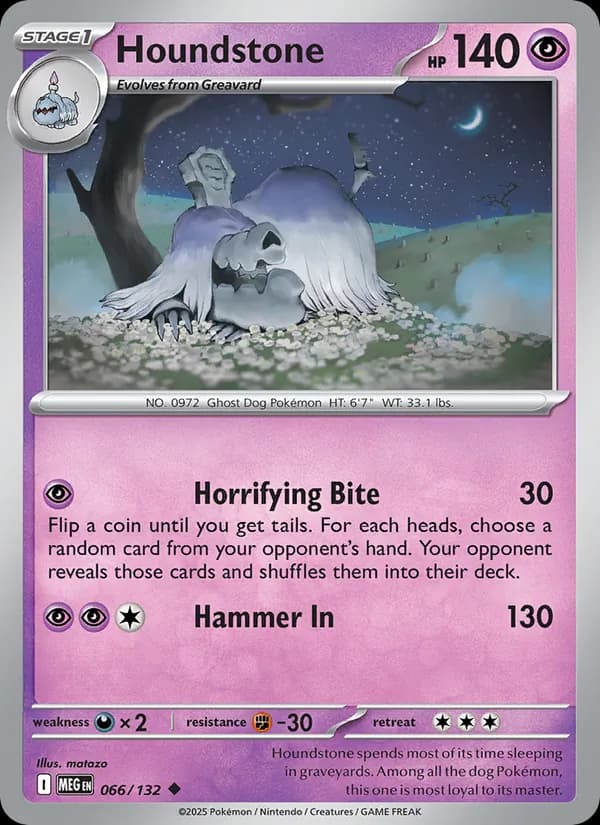 Houndstone 066/132, Mega Evolution