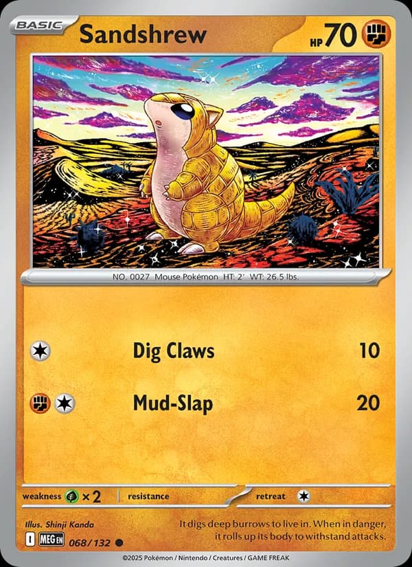 Sandshrew 068/132, Mega Evolution