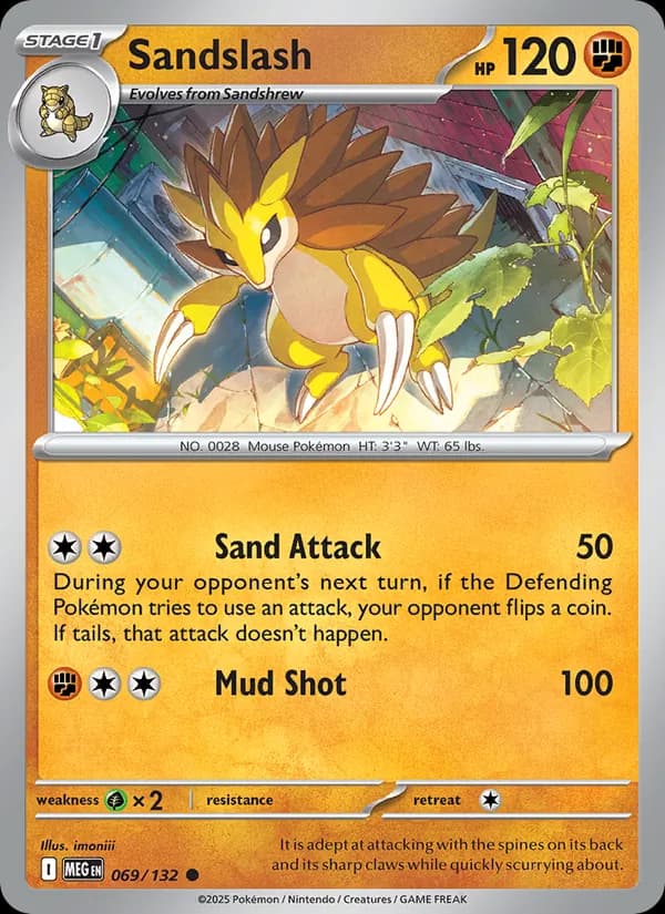 Sandslash 069/132, Mega Evolution