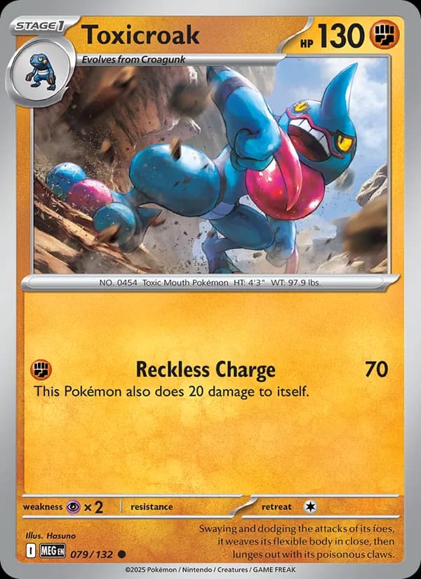 Toxicroak 079/132, Mega Evolution